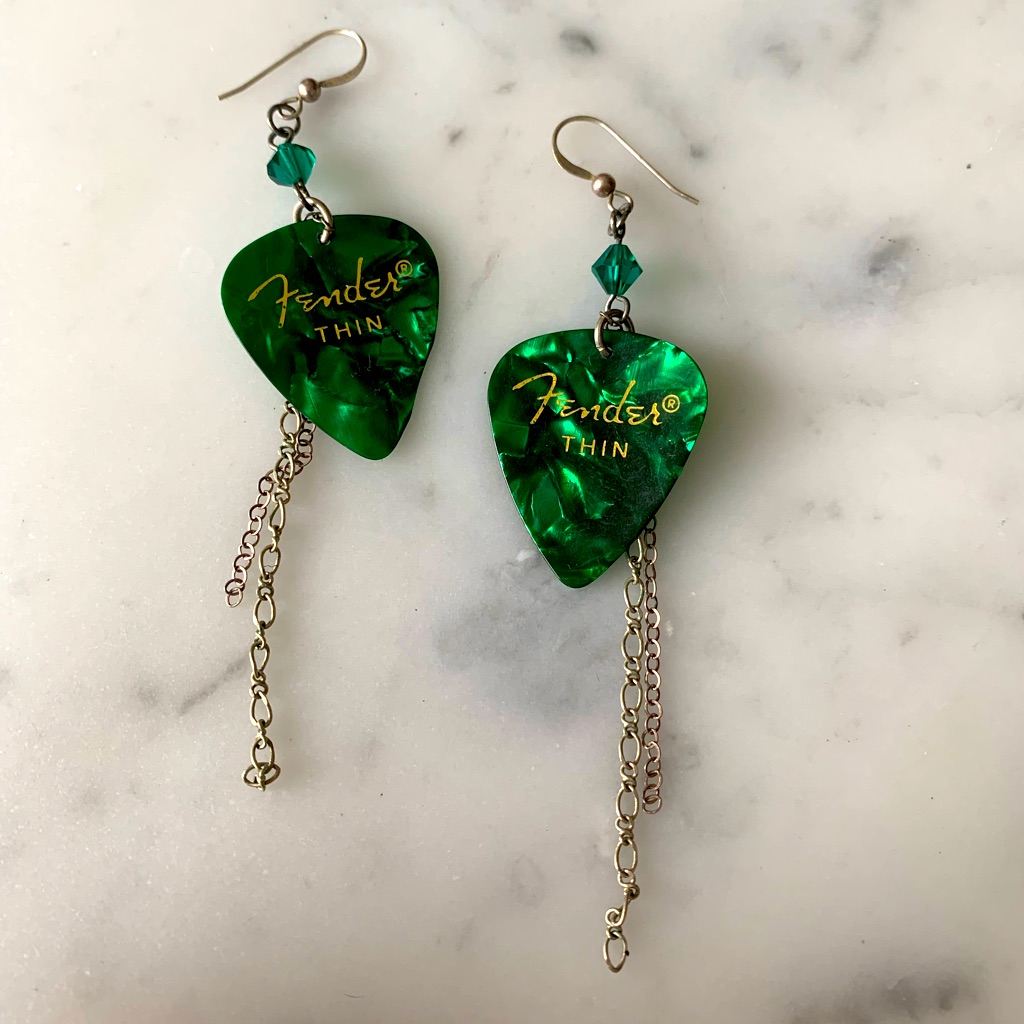 Fender Guitar Pick Earrings
